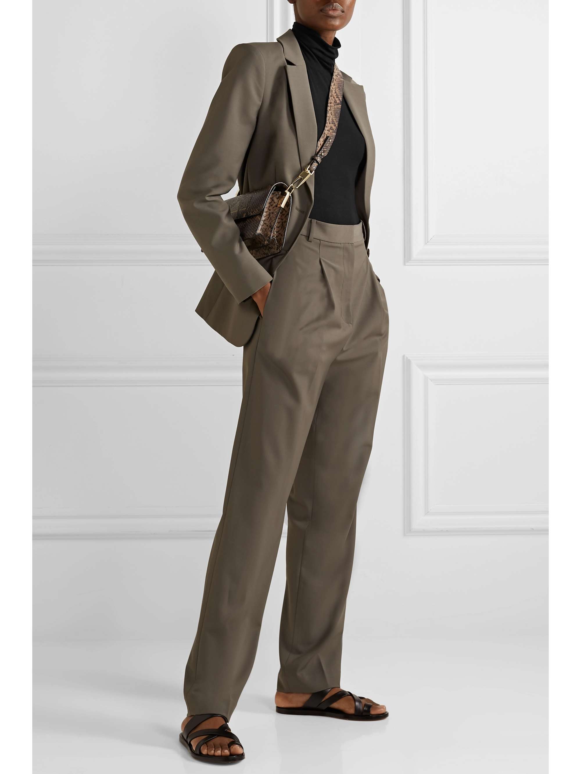 THEORY Wendel stretch-jersey turtleneck top
