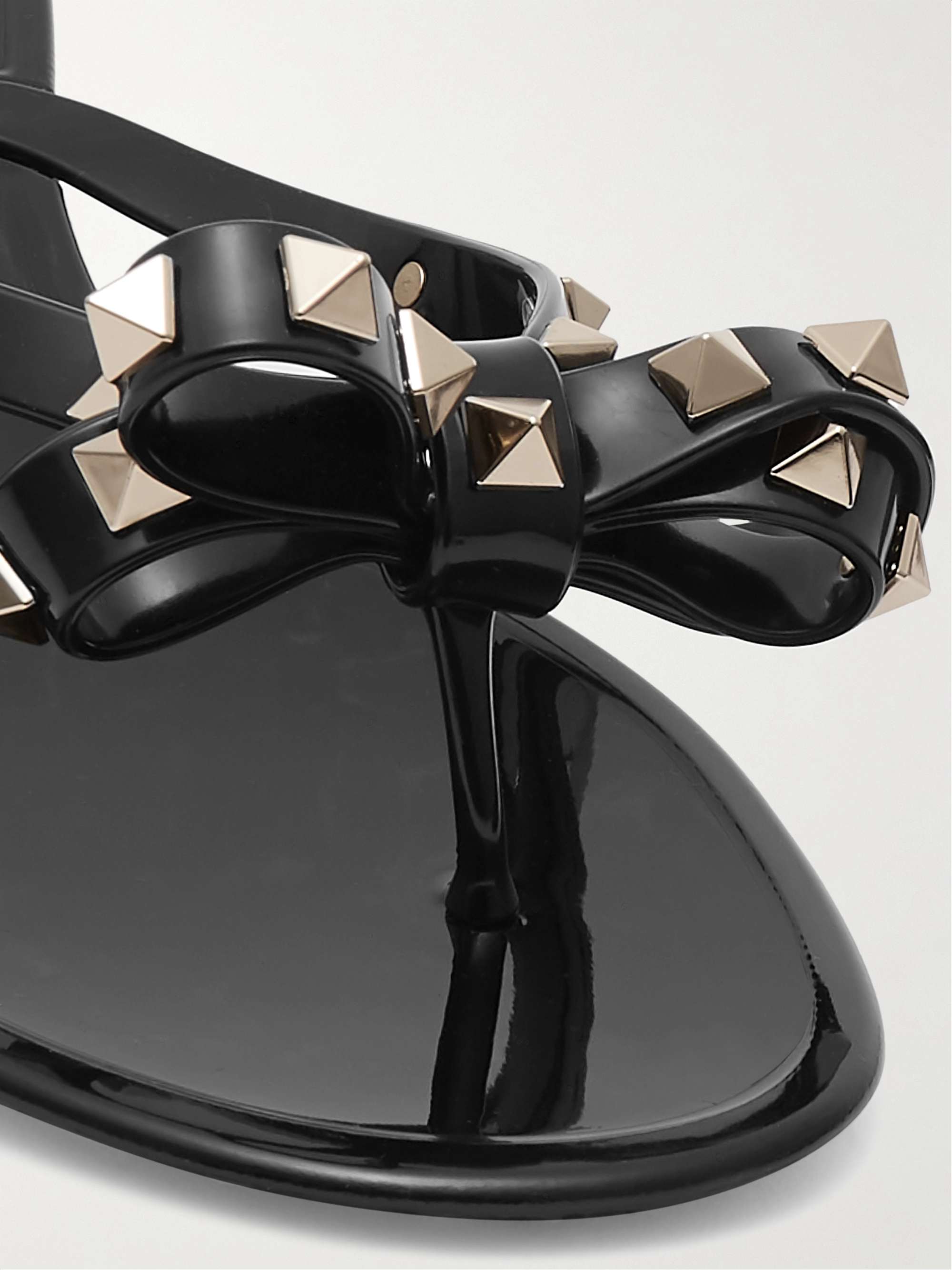 VALENTINO GARAVANI The Rockstud rubber flip flops | NET-A-PORTER